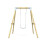 Rebo Premium Single Garden Swing for Kids - Mint Green 4