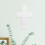 White Foam Cross Model for Crafting Religious Celebrations 6