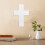 White Foam Cross Model for Crafting Religious Celebrations 5