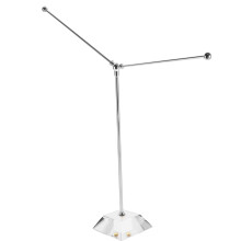 2Stk Stabiler Tischflaggenmast Mit Sockel Metall Für Desktop