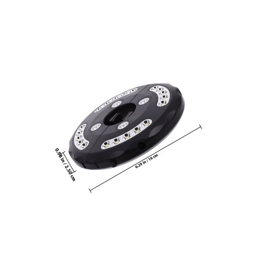 weiße 20+8 LED Lampe, Outdoor-Stablampe mit USB 1