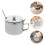 3Set Multipurpose Stainless Steel Kitchen Containers 9