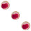 3Pcs Polished Stone Agate Coaster Set For Dining Table Cup Insulation 11