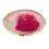 3Pcs Polished Stone Agate Coaster Set For Dining Table Cup Insulation 1