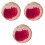 3Pcs Polished Stone Agate Coaster Set For Dining Table Cup Insulation 5