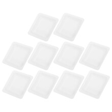 10Pcs Plastic Weigh Boats Square Trays For Powder Epoxy Food Samples