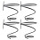 4Pcs Wall Mounted Metal Rack Single Holder For Home Bar 10