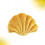 1pc Shell Shape Plush Pillow Cushion for Home Office Car Use Yellow 9