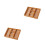 2Pcs Vintage 5-Grid Wooden Desktop Storage Box For Cosmetics Tableware 7
