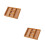2Pcs Vintage 5-Grid Wooden Desktop Storage Box For Cosmetics Tableware 8