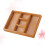 2Pcs Vintage 5-Grid Wooden Desktop Storage Box For Cosmetics Tableware 1