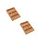2Pcs Vintage 5-Grid Wooden Desktop Storage Box For Cosmetics Tableware 4