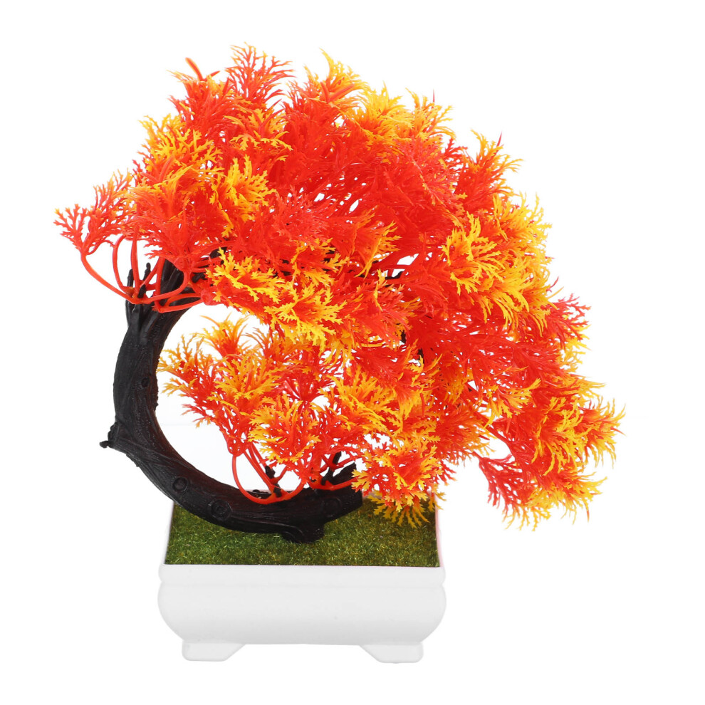 2Pcs Artificial Potted Trees Faux Bonsai Plant Decor-image-OPC-PKVGSNB-NEW