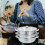 1 Set 3-Tier Stainless Steel Steaming Pot Cookware 10