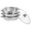1 Set 3-Tier Stainless Steel Steaming Pot Cookware 9