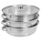 1 Set 3-Tier Stainless Steel Steaming Pot Cookware 1