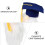 1Pc Graduation Faceless Doll Decor For 8