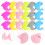 24Pcs Shark Shaped Silicone Wine Glass Markers Reusable 11
