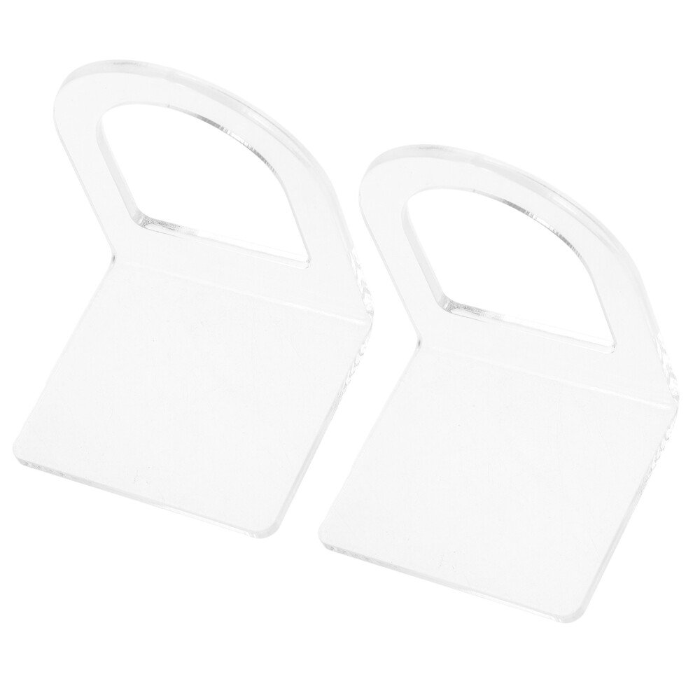 2Pcs Acrylic Sink Scrubber Rack Transparent Brush Holder-image-OPC-PKVGTJG-NEW