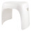 1Pc Plastic Stool Lightweight Portable Footstool For Kids (White) 8