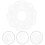 50 Pcs Identifier Acrylic Label Round Drink Tags Markers 5
