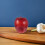 5Pcs Realistic Dark Red Foam Apples Simulation Fruit Decor Set 4