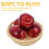5Pcs Realistic Dark Red Foam Apples Simulation Fruit Decor Set 9