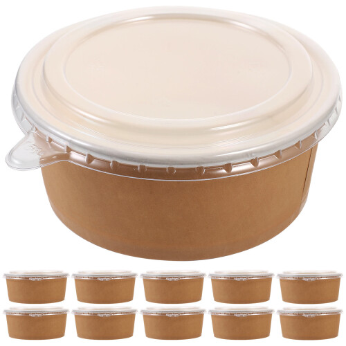 20 pz ciotole in kraft 26 oz con per frutta e