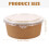 20 pz ciotole in kraft 26 oz con per frutta e 3