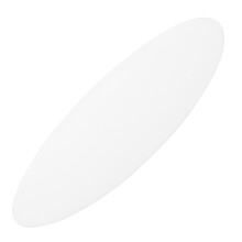 paralumi acrilico tondo bianco smerigliato 32 cm per plafoniere e lampade