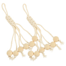 Simple Banana Rack With Cotton Rope And Wooden Bead