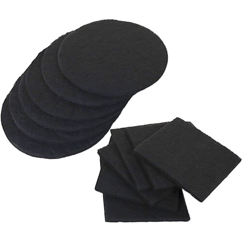 24 Stuks Keuken Compostbakje Actieve Kool Filter Vervanging