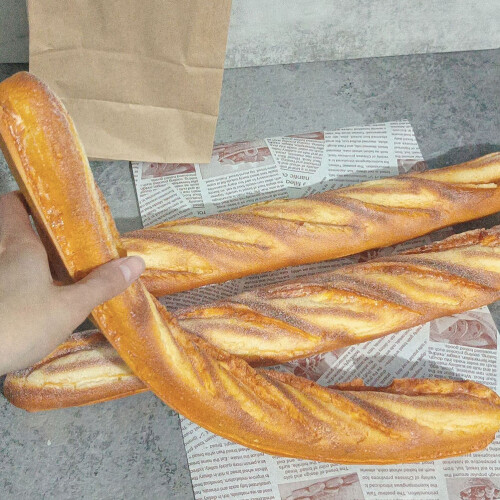 pão francês falso artificial para decoração de cozinha 2
