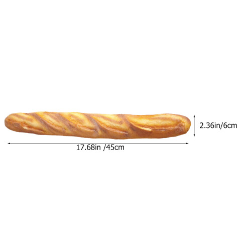 pão francês falso artificial para decoração de cozinha 1