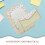 5 conjuntos/45 peças - kit envelopes e papel carta com flores 9