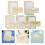 5 conjuntos/45 peças - kit envelopes e papel carta com flores 11