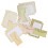 5 conjuntos/45 peças - kit envelopes e papel carta com flores 1