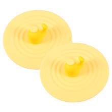 2 Unidades De Tampas De Silicone Para Com Suporte Para Colher