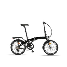 PACTO Three - Folding Bike - 6 Shimano gears - V-brakes - Black