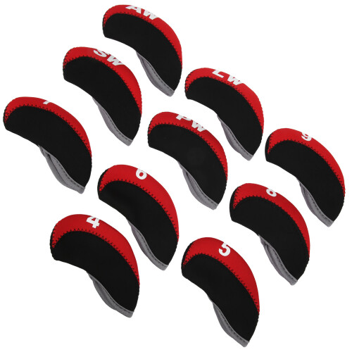 10 Teile/satz Leder Golf Club Eisen Head Covers 2