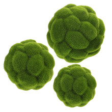3 Kunstmatige Mossige Bollen Voor , Topiaria En Feest Decoratie
