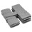 50pc STONE SLAB PLASTIC GARDEN BORDER EDGING PATH BED GRASS LAWN 4