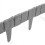 50pc STONE SLAB PLASTIC GARDEN BORDER EDGING PATH BED GRASS LAWN 6