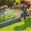 50pc STONE SLAB PLASTIC GARDEN BORDER EDGING PATH BED GRASS LAWN 10