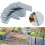 50pc STONE SLAB PLASTIC GARDEN BORDER EDGING PATH BED GRASS LAWN 2