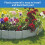 50pc STONE SLAB PLASTIC GARDEN BORDER EDGING PATH BED GRASS LAWN 13