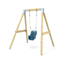 Premium Single Garden Swing for Kids - Baby Navy Blue