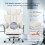 （White） Ergonomic High Back Leather Office Chair 5