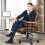 （Brown） Ergonomic High Back Leather Office Chair 3