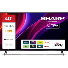 Sharp 40-inch Full HD Frameless LED Smart TV - TiVo OS with Free Channels | Model: 40HE2345K (HE Series)